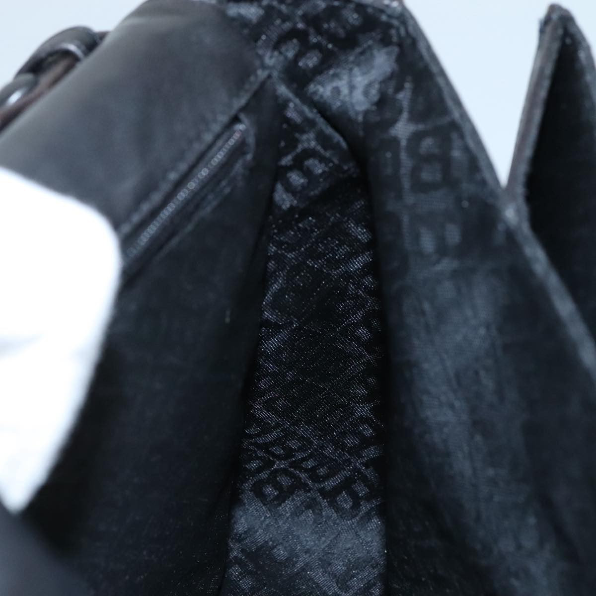 Bally Vintage Flap Handbag Quilted Leather, BLACK, LEATHER, Handbag