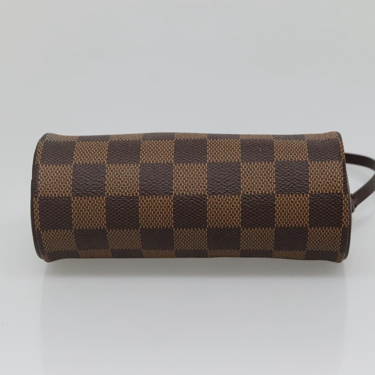 Louis Vuitton Papillon Pochette Damier, BROWN, CANVAS, Handbag