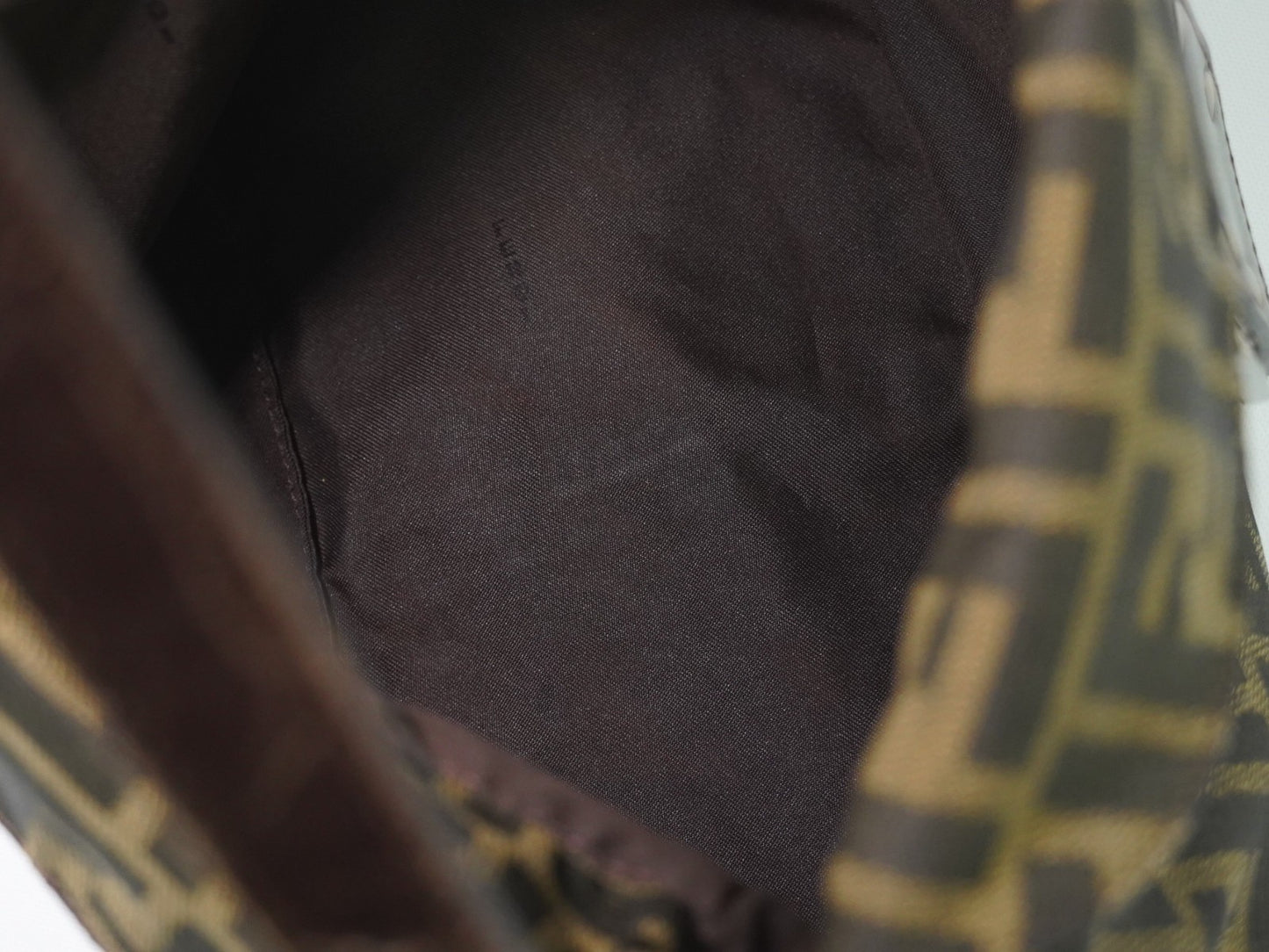 Fendi Vintage Zucca Zucca canvas, BROWN, CANVAS, Handbag