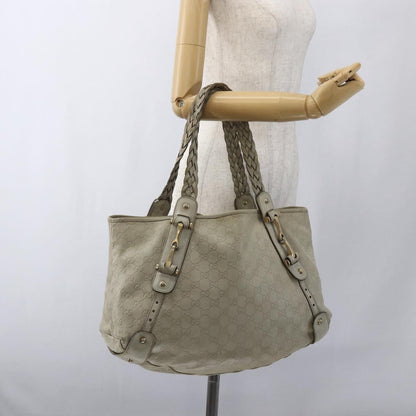Gucci Pelham Shoulder Bag Leather, BEIGE, LEATHER, Shoulder bag