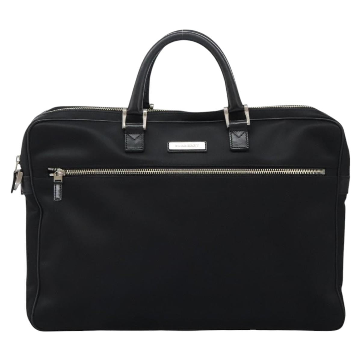 Burberry Black Label Business Bag Nylon, BLACK, NYLON, Briefcase