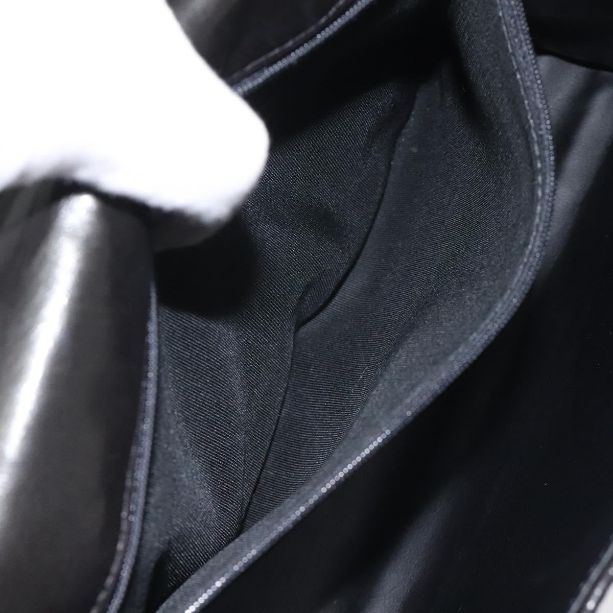 Bally Vintage Handbag Quilted Leather, BLACK, LEATHER, Handbag