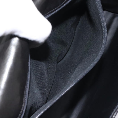 Bally Vintage Handbag Quilted Leather, BLACK, LEATHER, Handbag