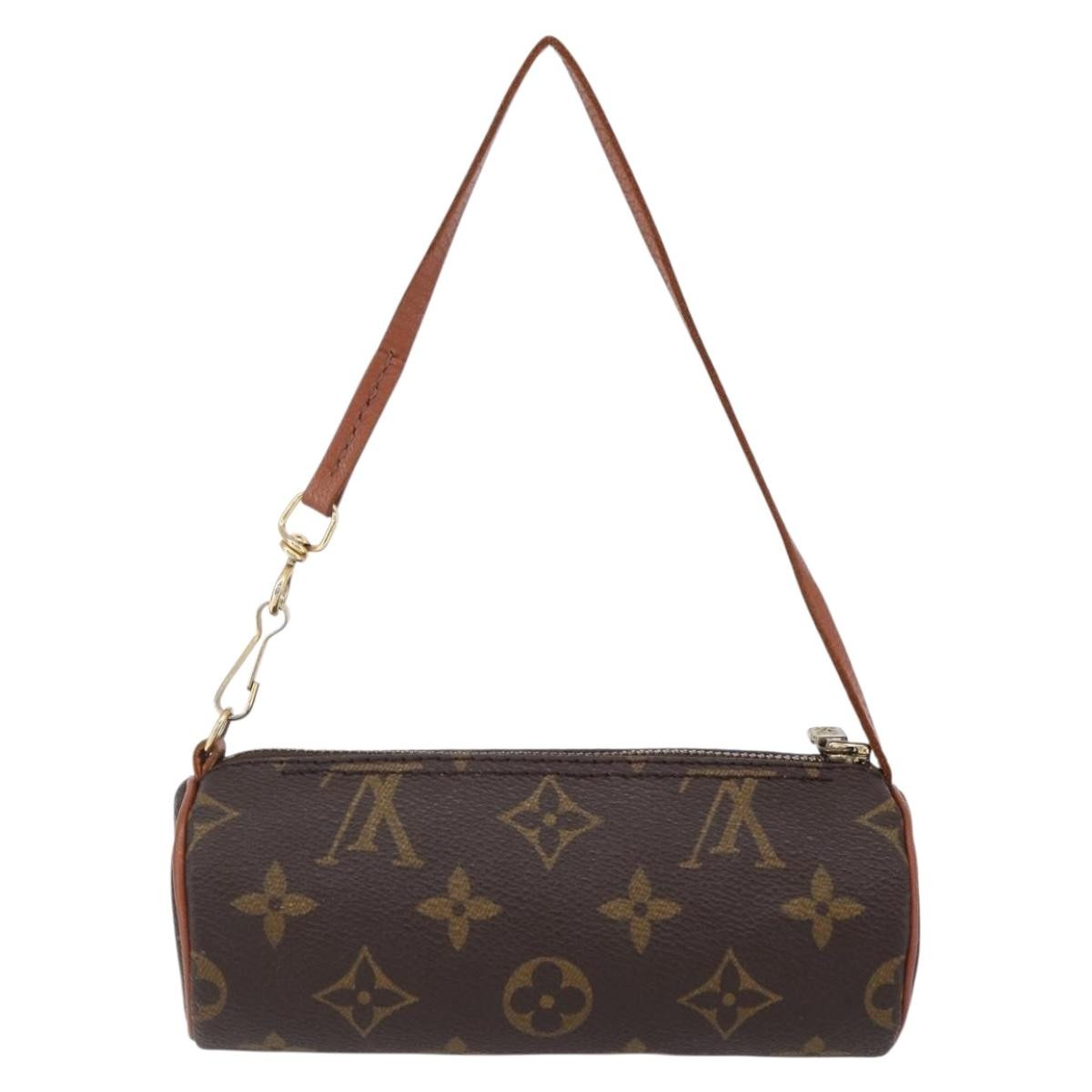 Louis Vuitton Papillon Pochette Monogram Canvas, BROWN, CANVAS, Clutche & pouche