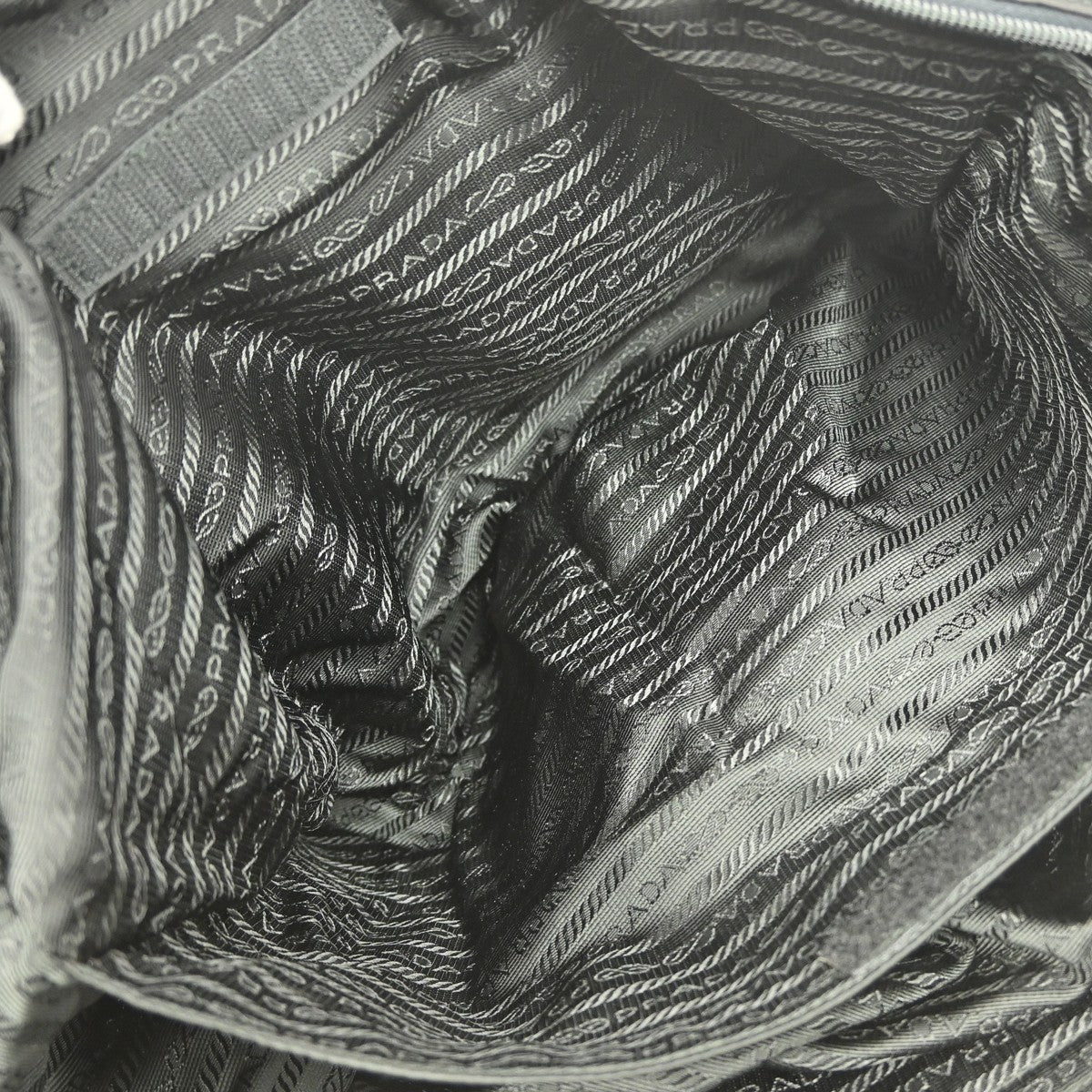 Prada Vintage Handbag Tessuto, BLACK, NYLON, Handbag