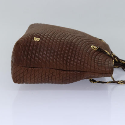 Bally Vintage Tote Bag Leather, BROWN, LEATHER, Tote bag