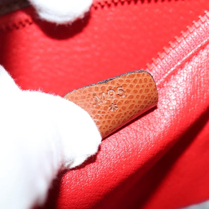 Celine Flap Shoulder Bag Leather, BROWN, LEATHER, Shoulder bag