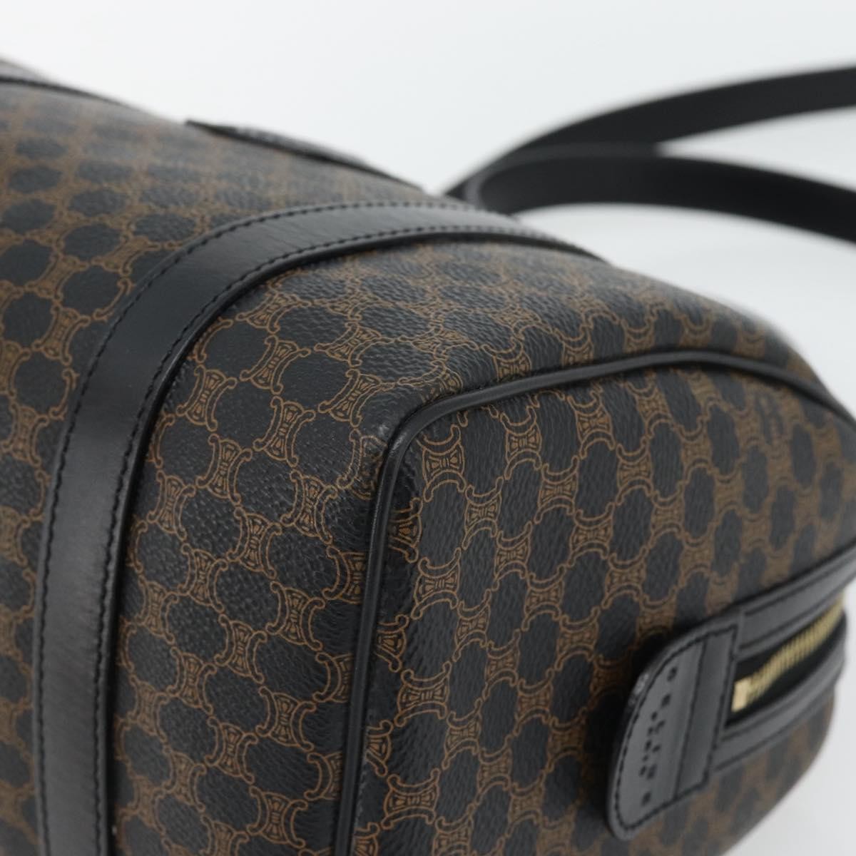 Celine Macadam Handbag Macadam with leather, Black, Canvas, Handbag