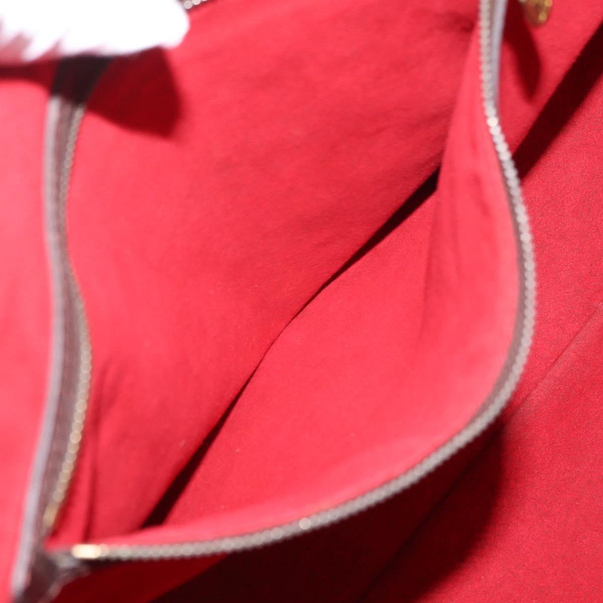 Louis Vuitton Hampstead Handbag Damier, BROWN, CANVAS, Tote bag