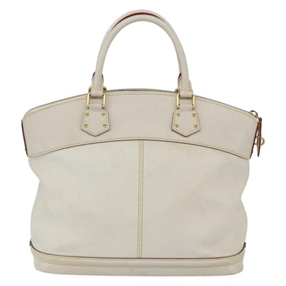 Louis Vuitton Suhali Lockit Handbag Leather, WHITE, LEATHER, Handbag