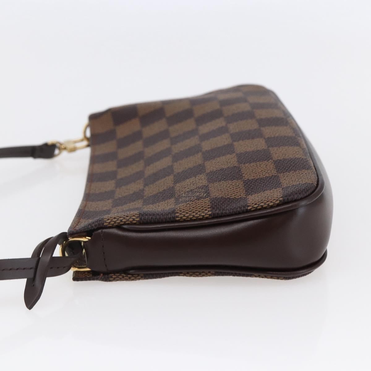 Louis Vuitton Navona Pochette Accessoires Damier, BROWN, CANVAS, Clutche & pouche