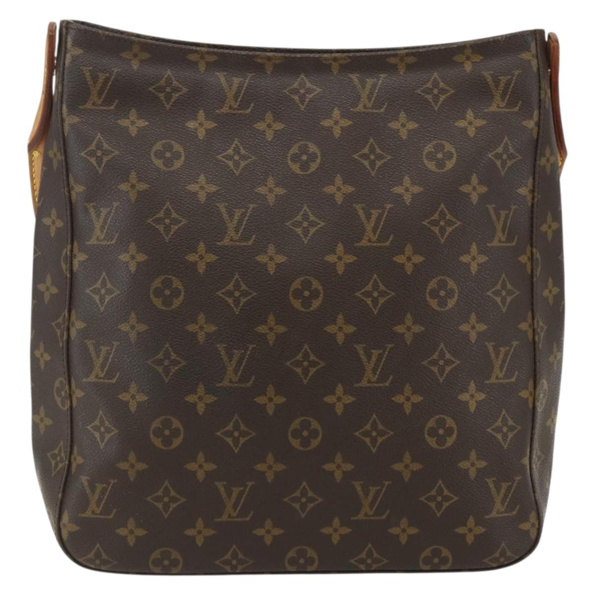 Louis Vuitton Looping Handbag Monogram Canvas, BROWN, CANVAS, Shoulder bag