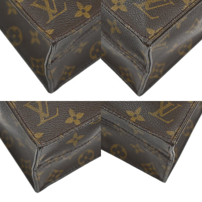 Louis Vuitton Sac Plat Bag Monogram Canvas, BROWN, CANVAS, Tote bag