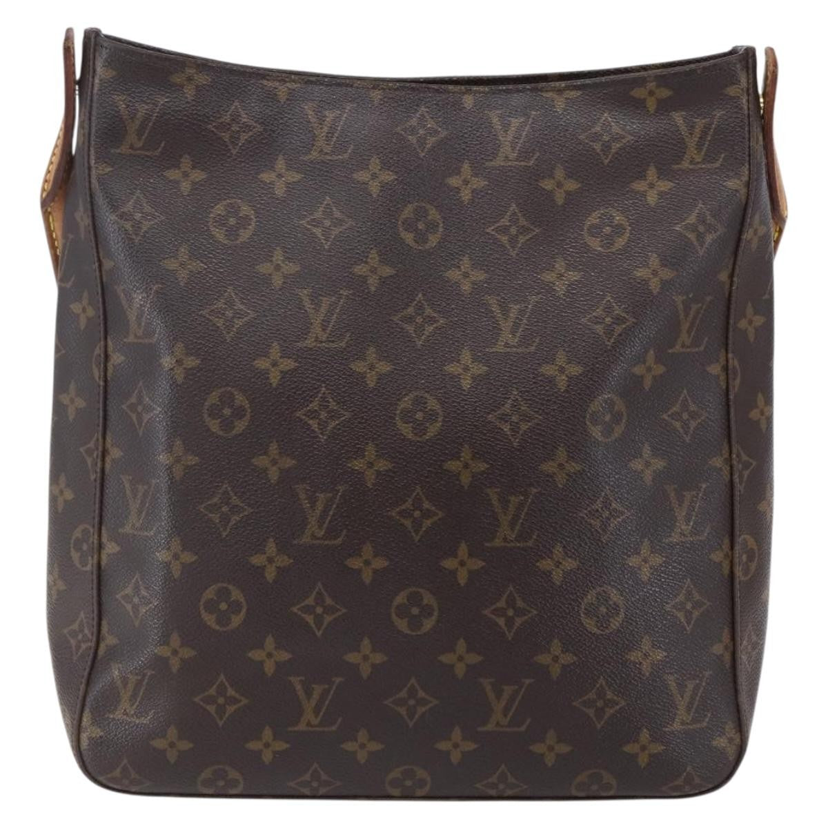 Louis Vuitton Looping Handbag Monogram Canvas, BROWN, CANVAS, Shoulder bag
