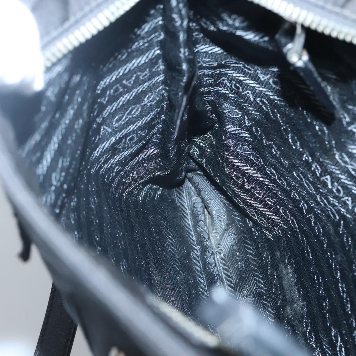 Prada Flat Crossbody Bag Tessuto, BLACK, NYLON, Shoulder bag