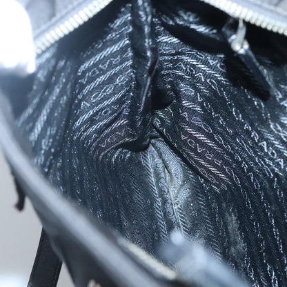 Prada Flat Crossbody Bag Tessuto, BLACK, NYLON, Shoulder bag