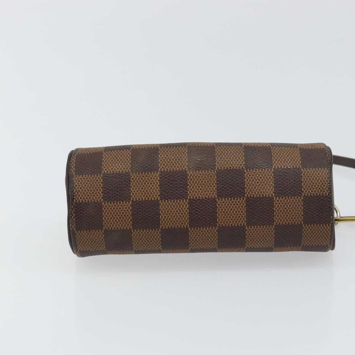 Louis Vuitton Papillon Pochette Damier, BROWN, CANVAS, Clutche & pouche