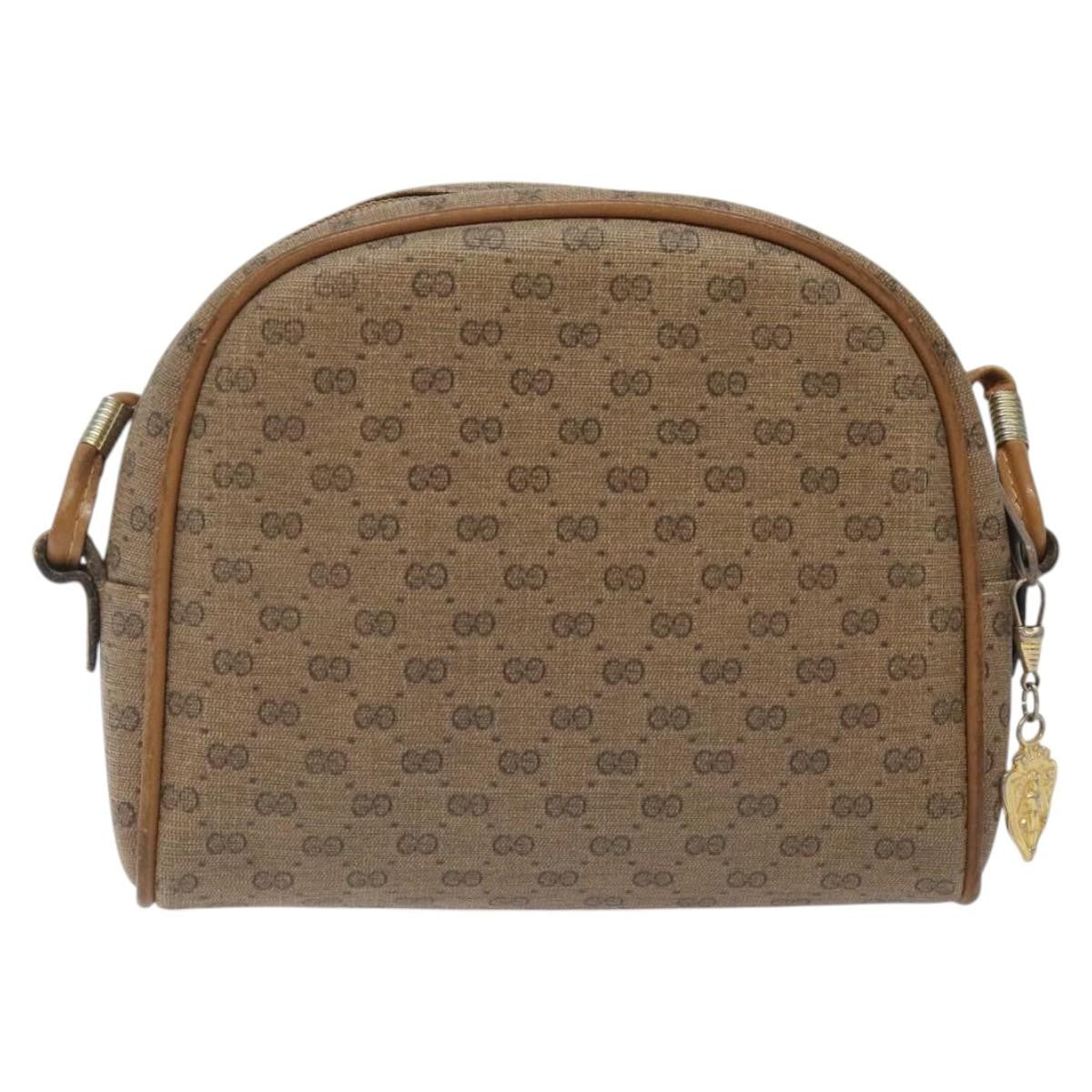 Gucci Micro GG supreme shoulder bag GG canvas, BEIGE, PVC, Shoulder bag