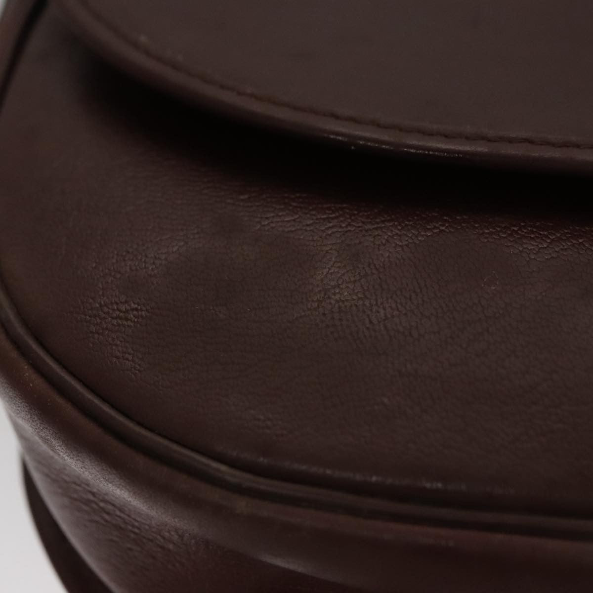 Christian Dior Vintage Trotter Shoulder Bag Embroidered Diorissimo Canvas, BURGUNDY, LEATHER, Shoulder bag