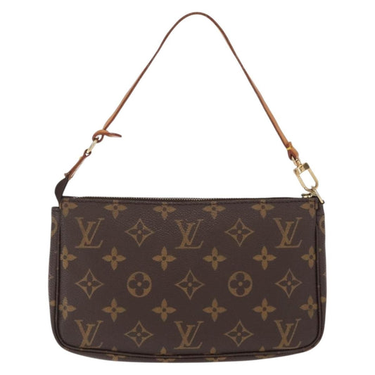 Louis Vuitton Pochette Accessoires NM Monogram Canvas, BROWN, CANVAS, Clutche & pouche