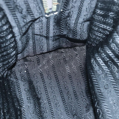 Prada Vintage Handbag Canvas, GRAY, CANVAS, Handbag