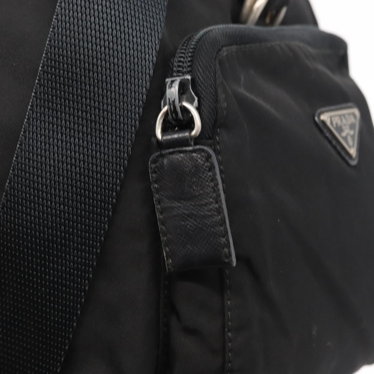 Prada Front Pocket Backpack Tessuto, BLACK, NYLON, Backpack