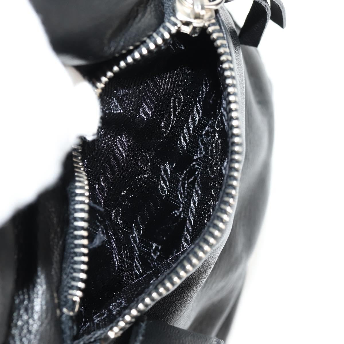 Prada Buckle Backpack Quilted Tessuto, BLACK, NYLON, Backpack