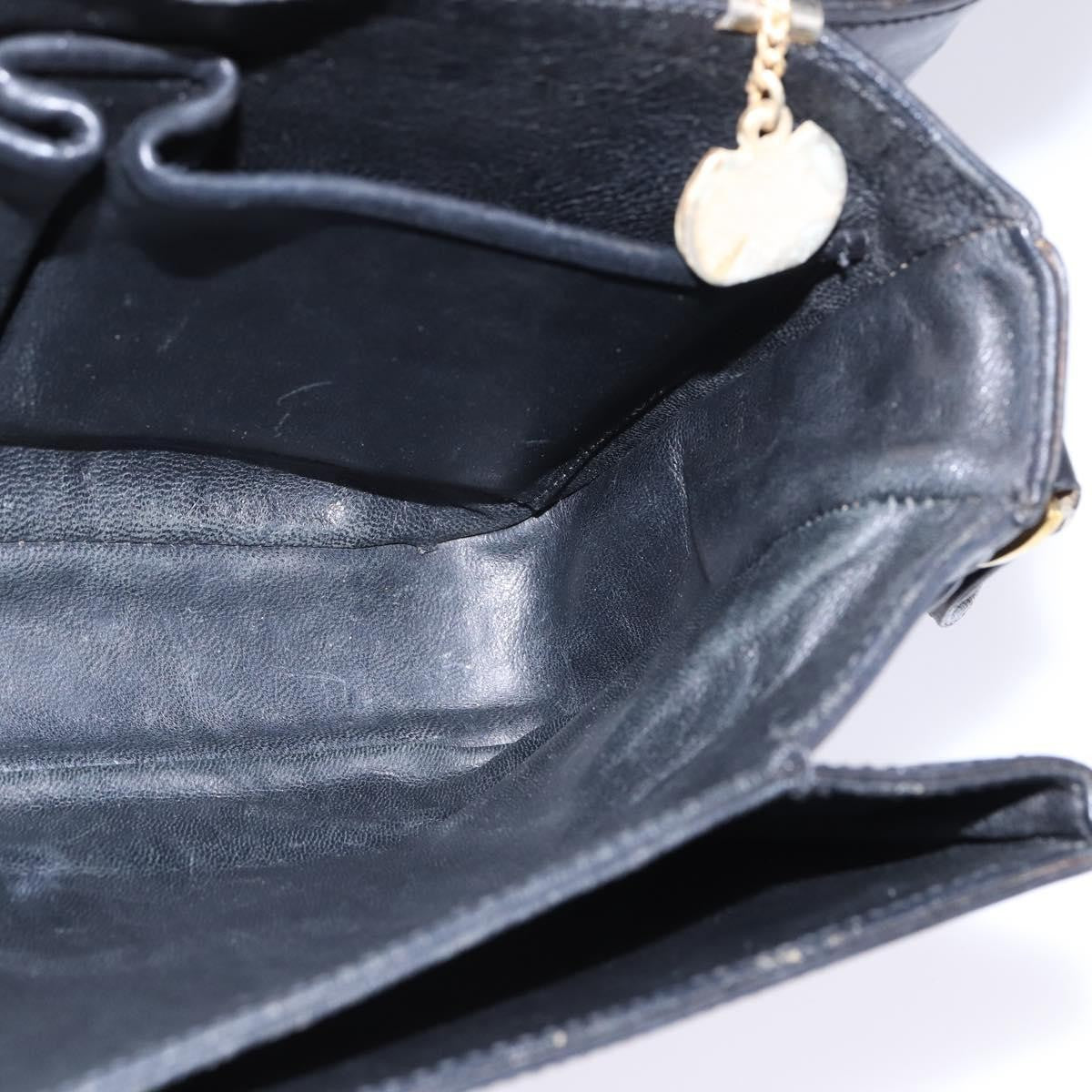 Celine Horse Carriage Shoulder bag Leather, BLACK, LEATHER, Shoulder bag