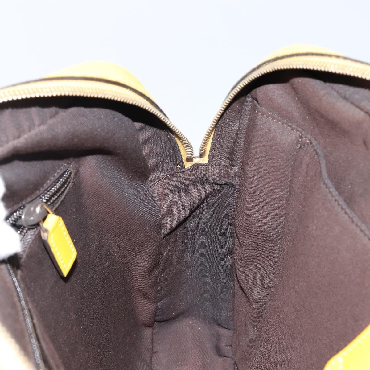 Gucci Diamante bright briefcase Leather, YELLOW, LEATHER, Briefcase