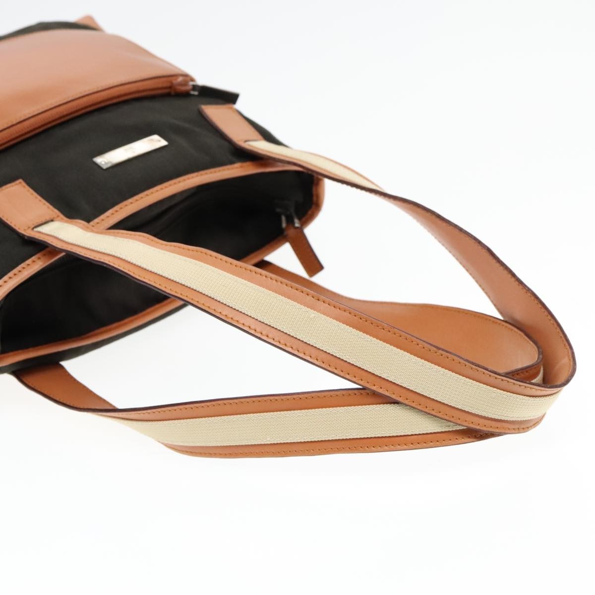 Gucci Vintage tote Canvas, KHAKI, CANVAS, Tote bag