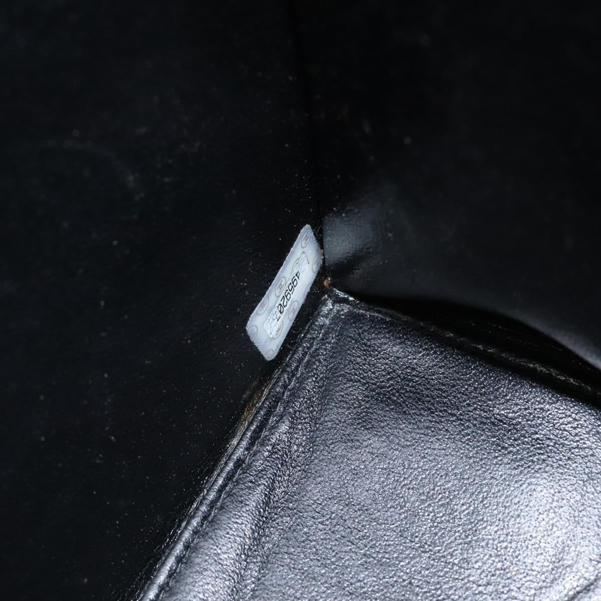 Chanel Vintage CC Box Flap Bag Patent Leather, BLACK, PATENT_LEATHER, Handbag