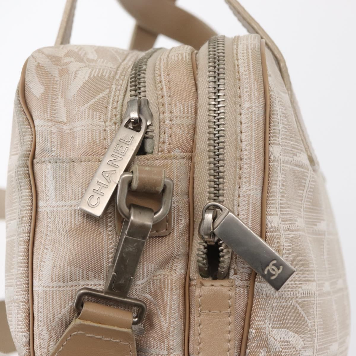 Chanel Travel Line Convertible Satchel Nylon, BEIGE, CANVAS, Handbag