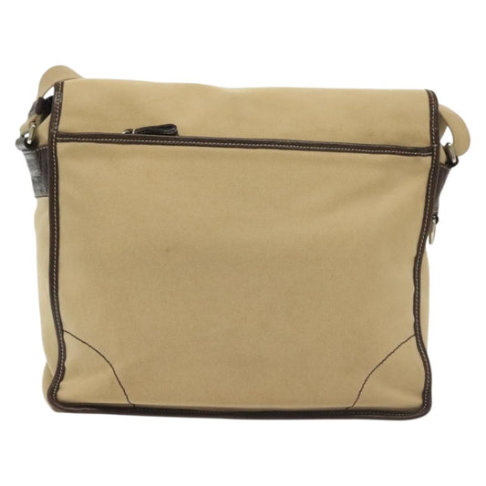 Prada Vintage Shoulder Bag Canvas, BEIGE, CANVAS, Shoulder bag