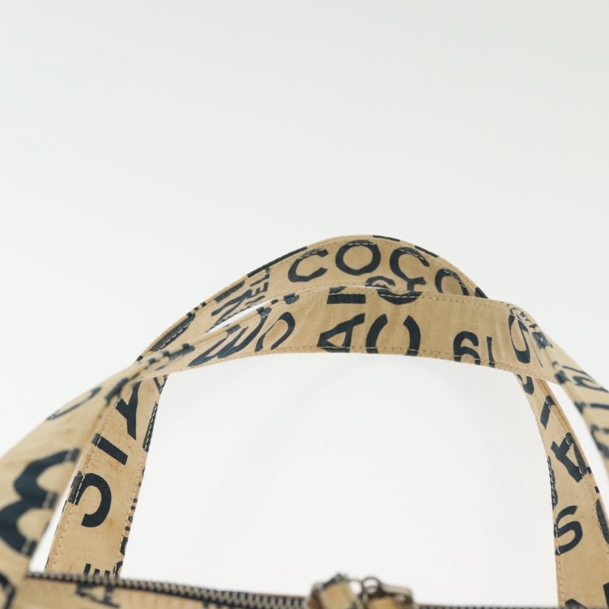 Chanel Cambon Canvas, WHITE, CANVAS, Handbag