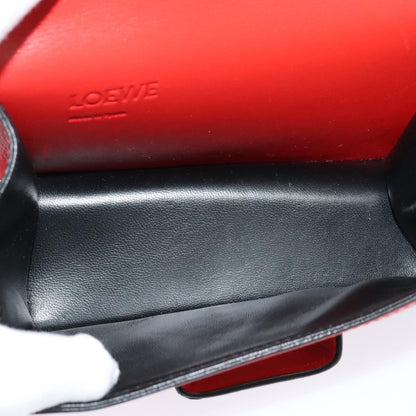 Loewe Barcelona Shoulder Bag Leather, RED, LEATHER, Shoulder bag