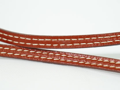 Hermes Onimaitou Pochette Box Calf, BROWN, LEATHER, Clutche & pouche