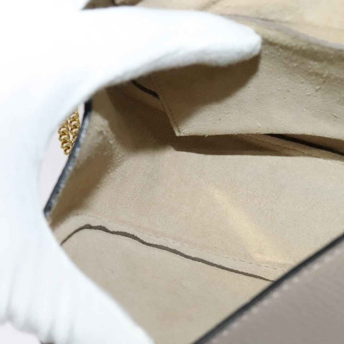 Chloe Drew Crossbody Bag Leather, GRAY, LEATHER, Shoulder bag