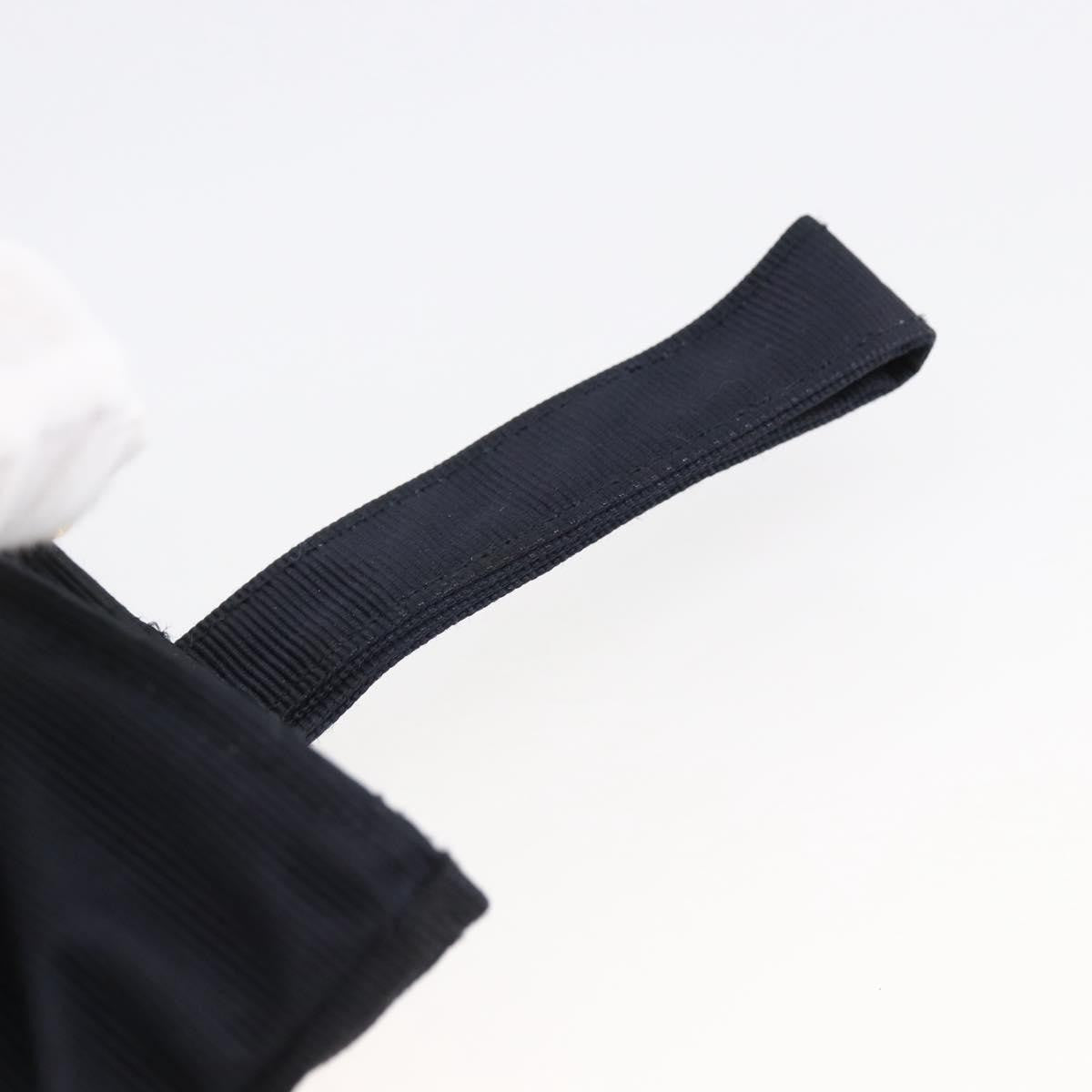 Celine Marin Wristlet Pouch Canvas with Leather, NAVY, NYLON, Clutche & pouche