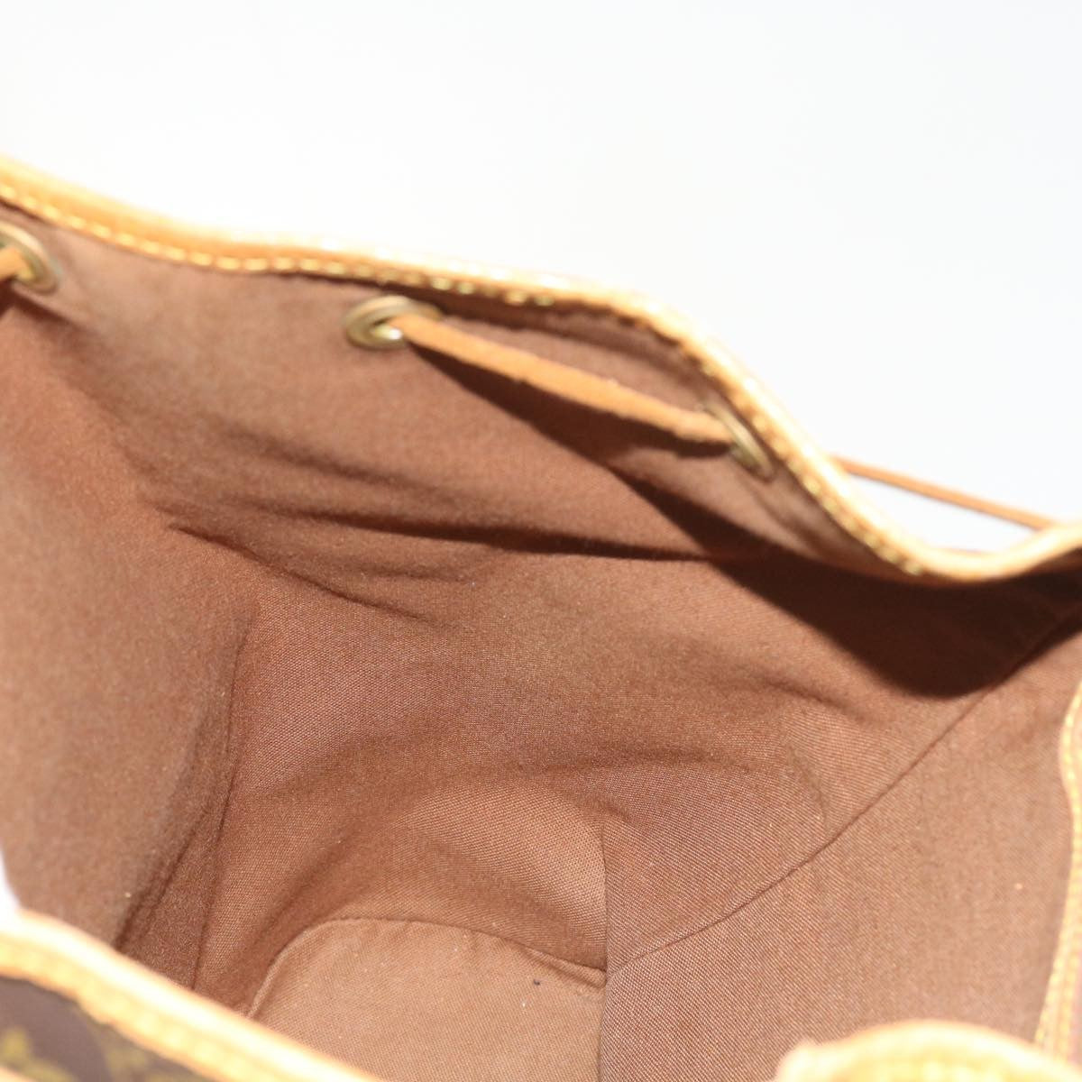 Louis Vuitton Montsouris Backpack Monogram Canvas, BROWN, CANVAS, Backpack