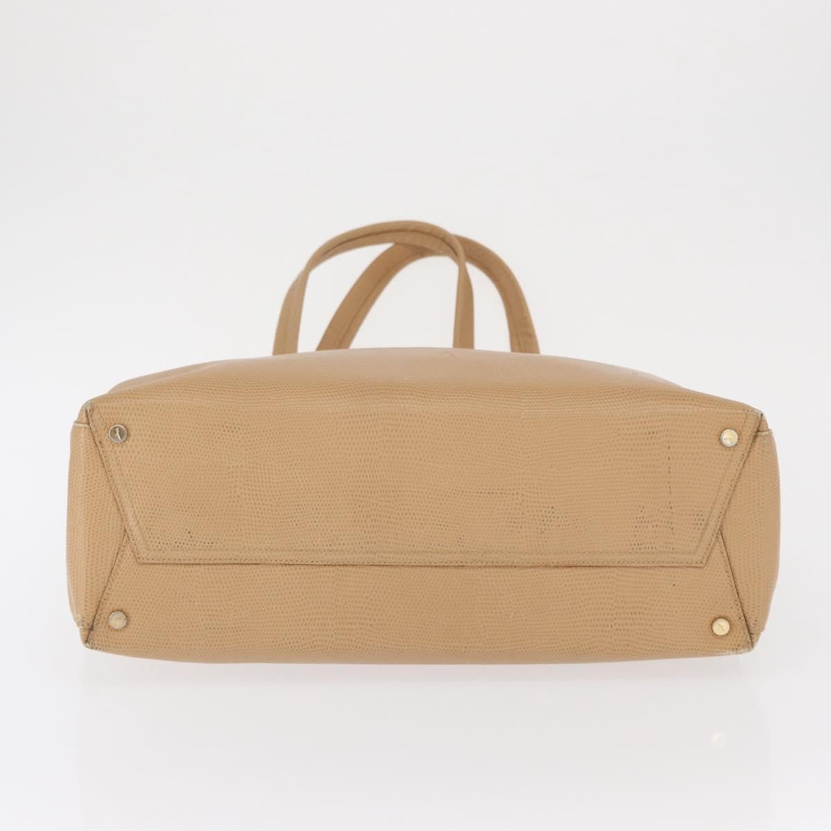 Salvatore Ferragamo Vala tote Leather, BEIGE, LEATHER, Tote bag