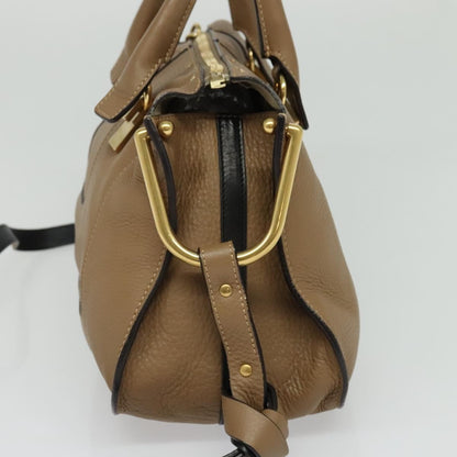 Chloe Hailey Bag Leather, BEIGE, LEATHER, Handbag