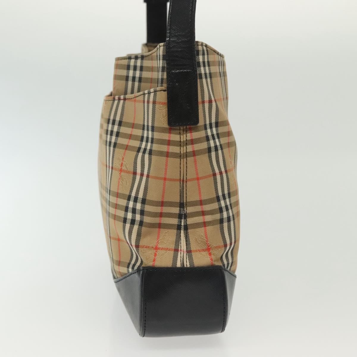 Burberry Shoulder Bag Nova Check Canvas, BEIGE, CANVAS, Shoulder bag