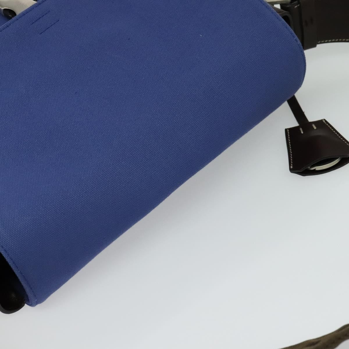 Prada Vintage Shoulder Bag Canvas, BLUE, CANVAS, Shoulder bag