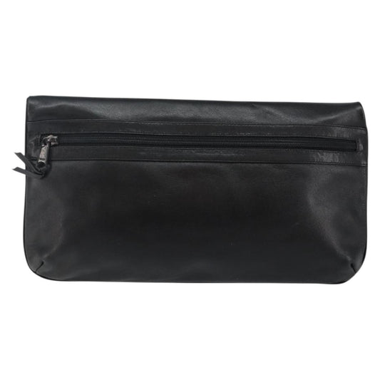 Givenchy 4G pouch Leather, BLACK, LEATHER, Clutche & pouche