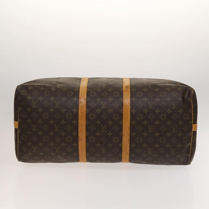 Louis Vuitton Keepall Bandouliere Bag Monogram Canvas, BROWN, CANVAS, Travel bag