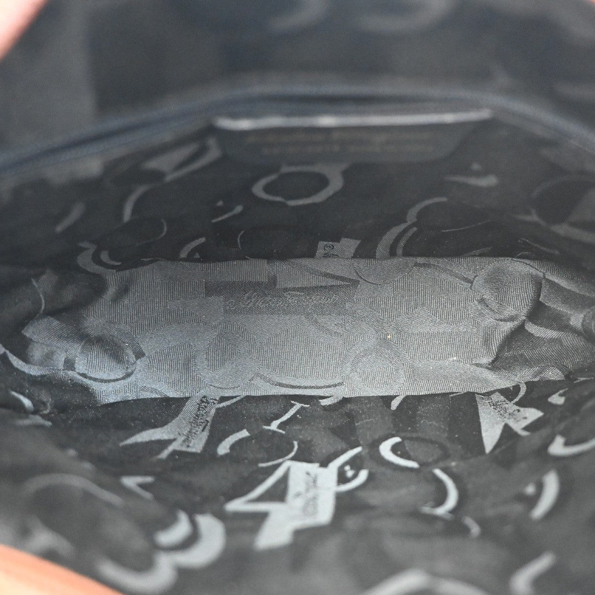 Salvatore Ferragamo Vala Shoulder Bag Leather, BROWN, LEATHER, Shoulder bag