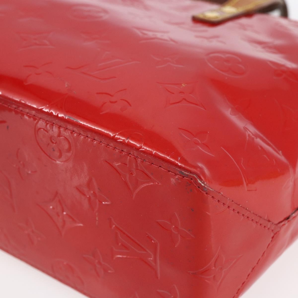 Louis Vuitton Reade Handbag Monogram Vernis, RED, PATENT_LEATHER, Handbag