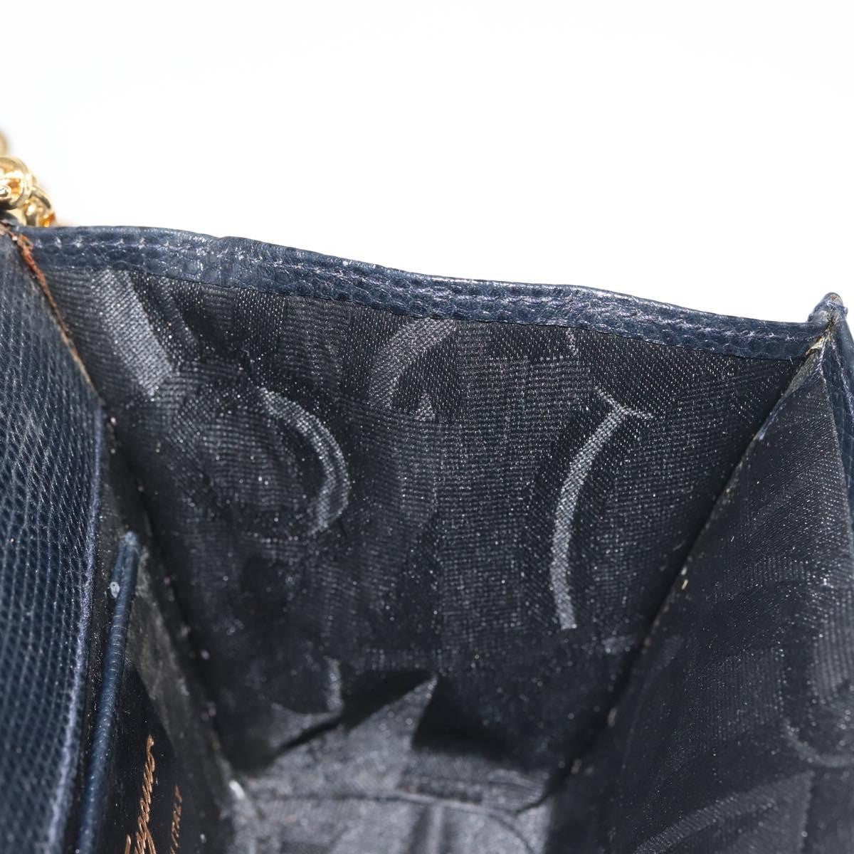 Salvatore Ferragamo Chain Flap Shoulder Bag Leather, BLACK, LEATHER, Shoulder bag