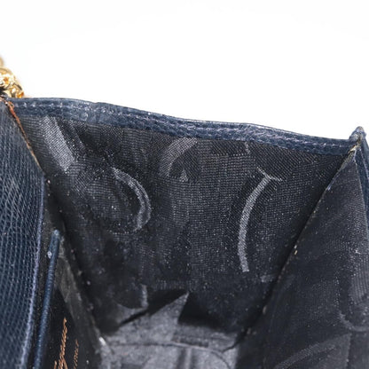 Salvatore Ferragamo Chain Flap Shoulder Bag Leather, BLACK, LEATHER, Shoulder bag