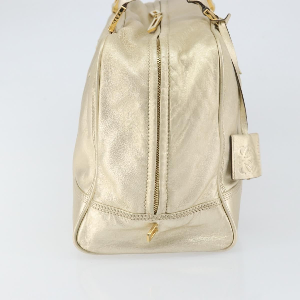 Loewe Amazona Bag Leather, GOLD, LEATHER, Handbag